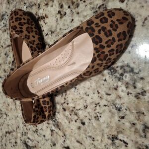 Leopard Print Flats